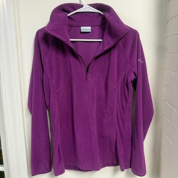 Columbia Sweaters - Columbia Rich Purple Fleece Jacket